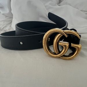 Gucci GG Leather Belt